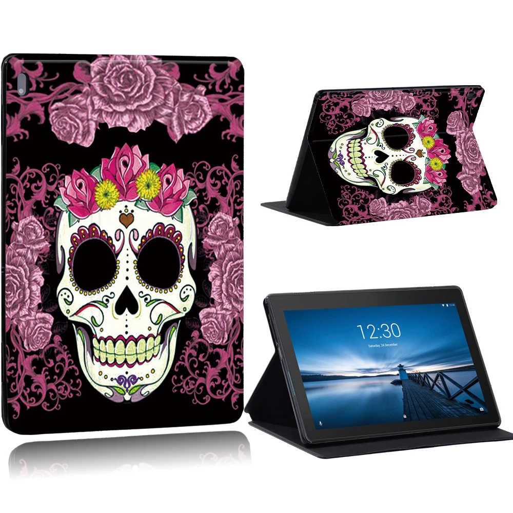 phone and tablet stand Old Image Series Pattern Case for Lenovo Tab E10 /Tab M10 10.1 Inch/Tab M10 FHD Plus 10.3 inch Tablet Stand Cover Case tablet holder Tablet Accessories