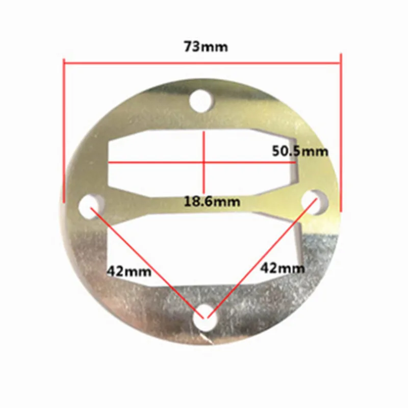 

10Pieces/Lot Aluminum Round Air Compressor Cylinder Head Gaskets Washers 42x42mm