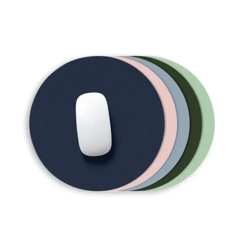 1pc Mouse Pad Waterproof PU Leather Mouse Mat Anti-Slip Pad for Home Office School Computer Laptop Mouse Accessories