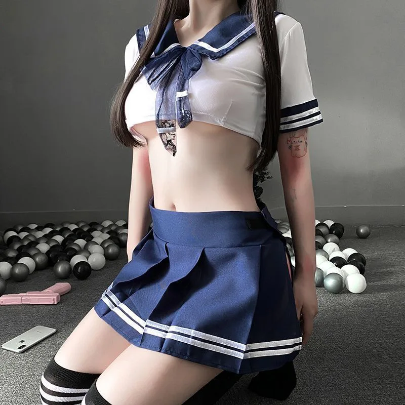 Women Lingerie Women Lingerie Set Women Cosplay Costume Plus Size Maid Dress Schoolgirl Uniform Cosplay Babydoll Porno Role Play Exotic Underwear