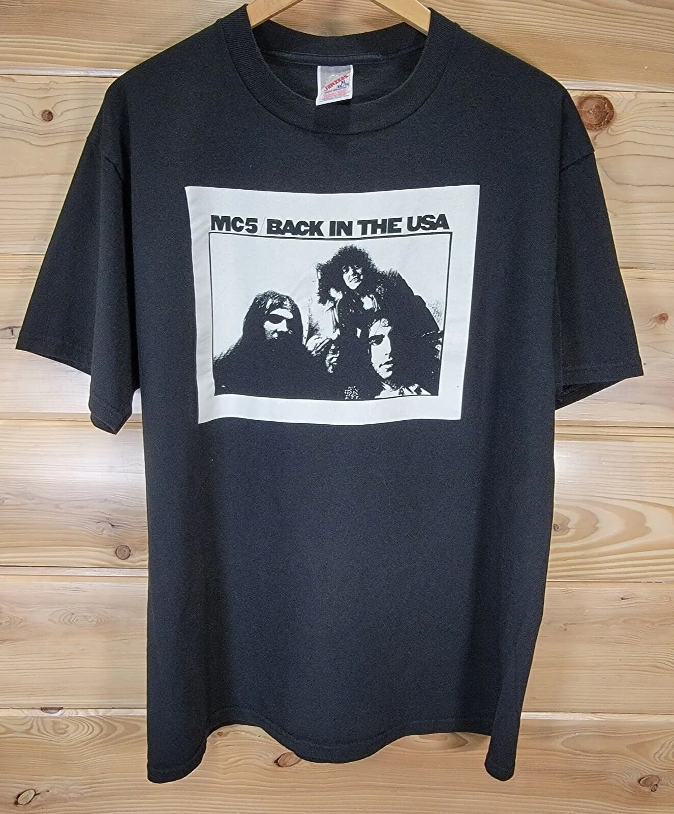 Редкий MC5 назад в США Band Футболка мужская Размер XL винтажная 90-х черная с длинным или коротким рукавом