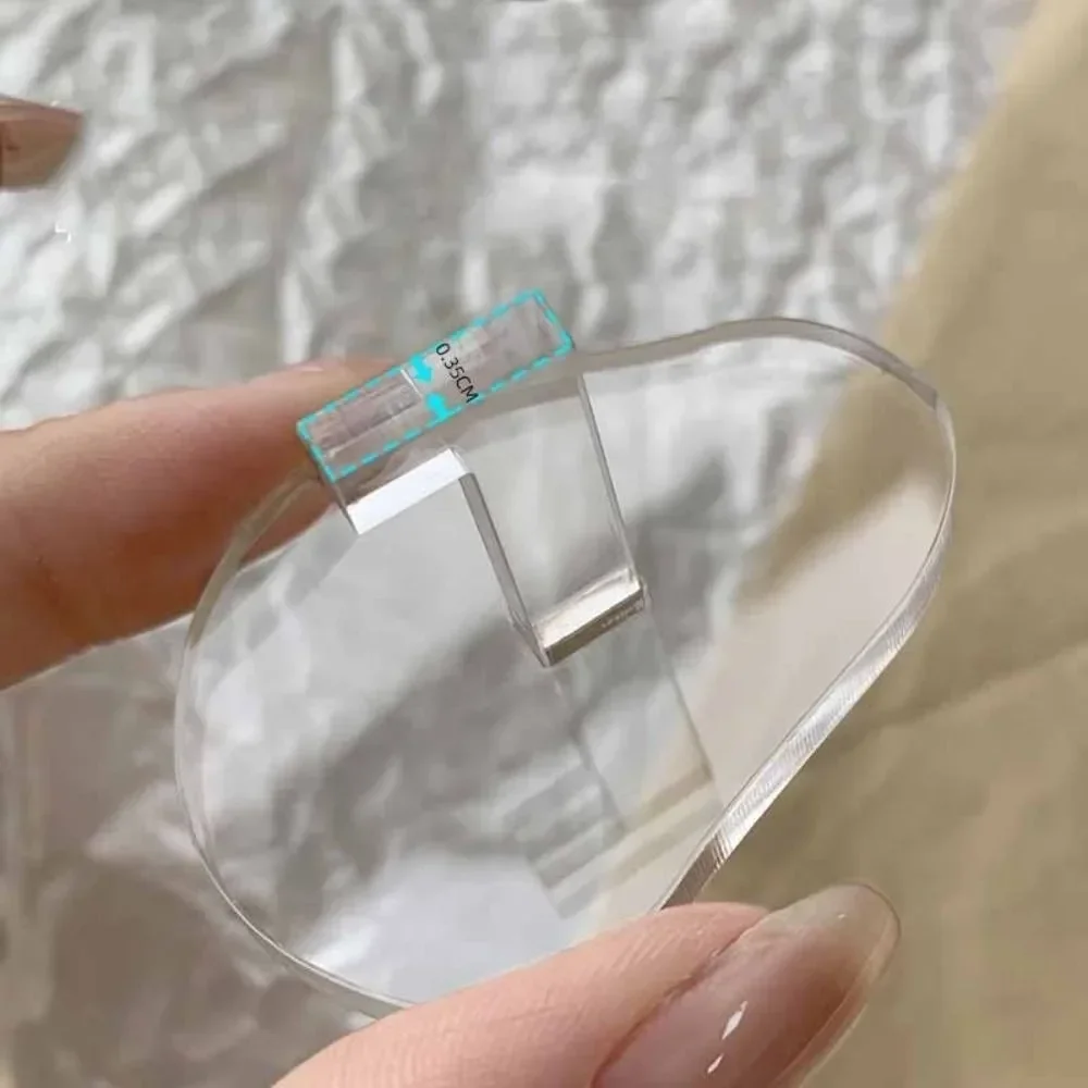 Acrylic Acrylic Nail Holder Transparent Heart Shape Nail Art Display Stand Transparent Nail Display Stand Nail Art Practice