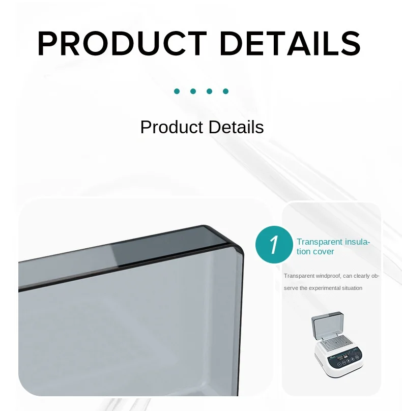 Mini Dry Bath Incubator Lab Metal Bath Constant Temperature Lab Thermostat Heate