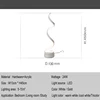 Modern Minimalist LED Table Lamp Home Decoration Bedroom Lighting Bedside Acrylic Desk Lamp Reading Light  Spiral Night Light 6