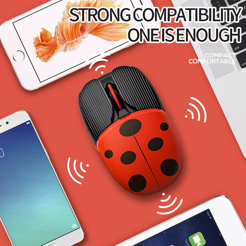 

Wireless Bluetooth Mouse for MacBook PC iPad Computer Rechargeable Dual Modes Bluetooth 5.2 + USB mouse with 3 Adjustable DPI
