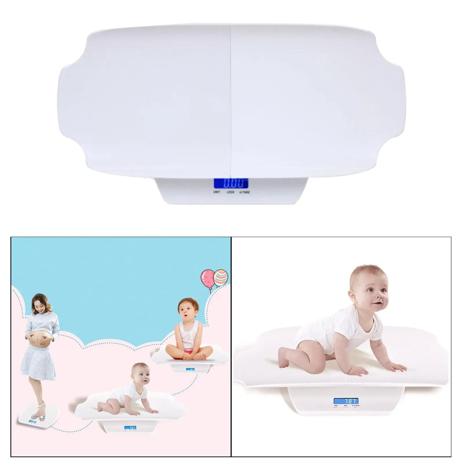 Electronic Digital Baby Scale Weighing Scale Holding Function