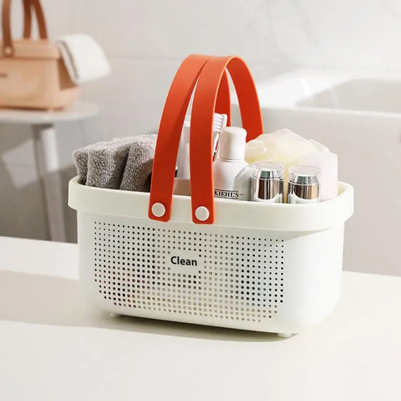 Portable Shower Caddy Basket Plastic Organizer Storage Tote With Handles Toiletry Bag Bin Box For Bathroom Kitchen Dorm Room storage bag shower caddy basket