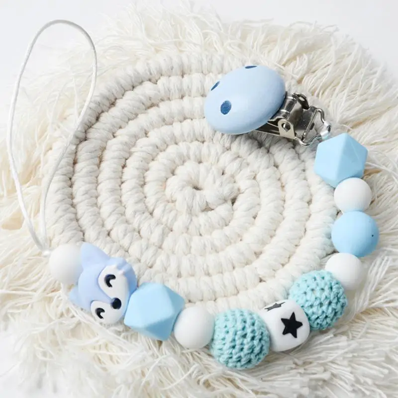 Pacifier clip silicone pacifier box newborn portable soother container box nipple storage baby teething toy chew gift