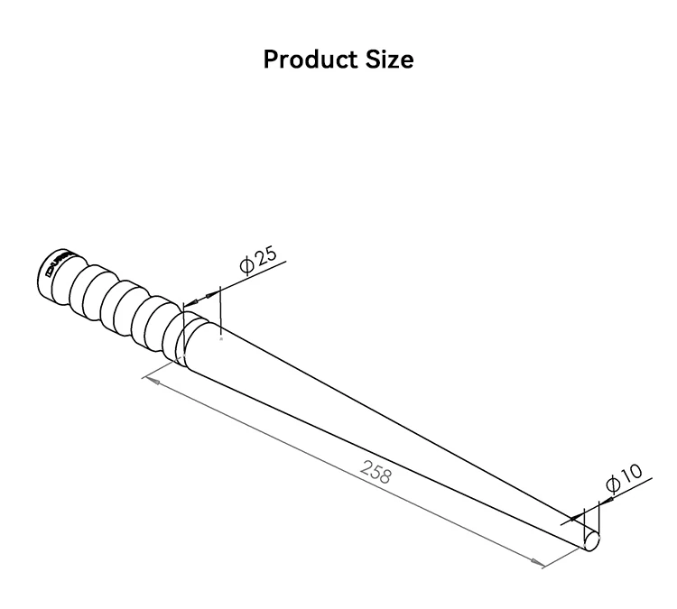 Durston 64HRC Gehärteter Stahl Runder Glatter Ringmandrel Triblet Schmuckherstellungswerkzeug Unmarkiert Konisch für Ringformung & Größenbestimmung – Detail 6