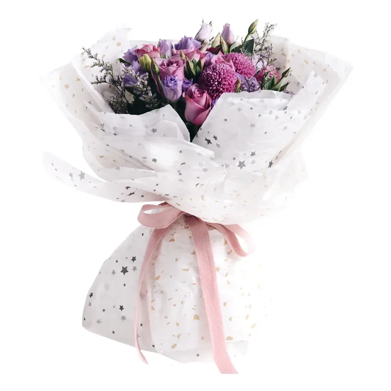 Craft paper 10Sheets Pattern Printing Tissue Paper Flower Clothing Shirt Shoes Gift Packaging 50x66cm