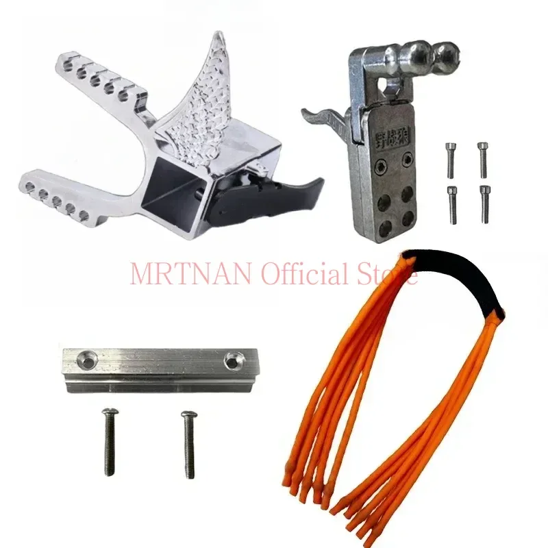 304 Stainless Steel Casting Mechanical Slingshot DIY Accessories Sliding Module Trigger Rubber Band Slingshot Accessories