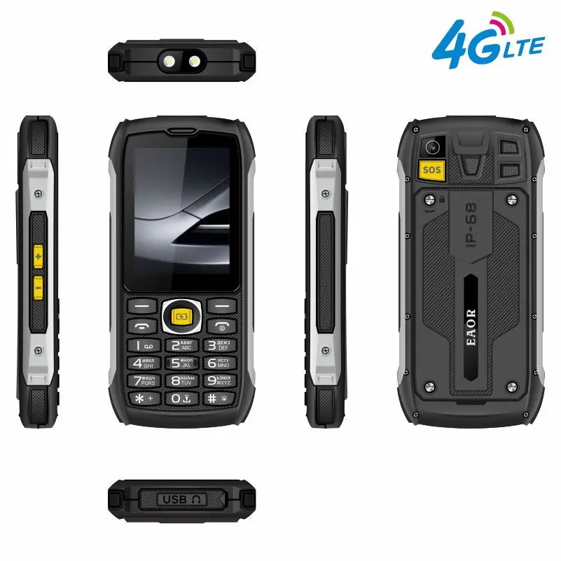 Big Control Points Cell Phone,Rugged Basic 1.8 Inch Screen Large Horn Mini Mobile With Dual Sim Camera Torch Radio Rugged For Senior 5800 Mah Battery Long Standby Time (Black - View #10