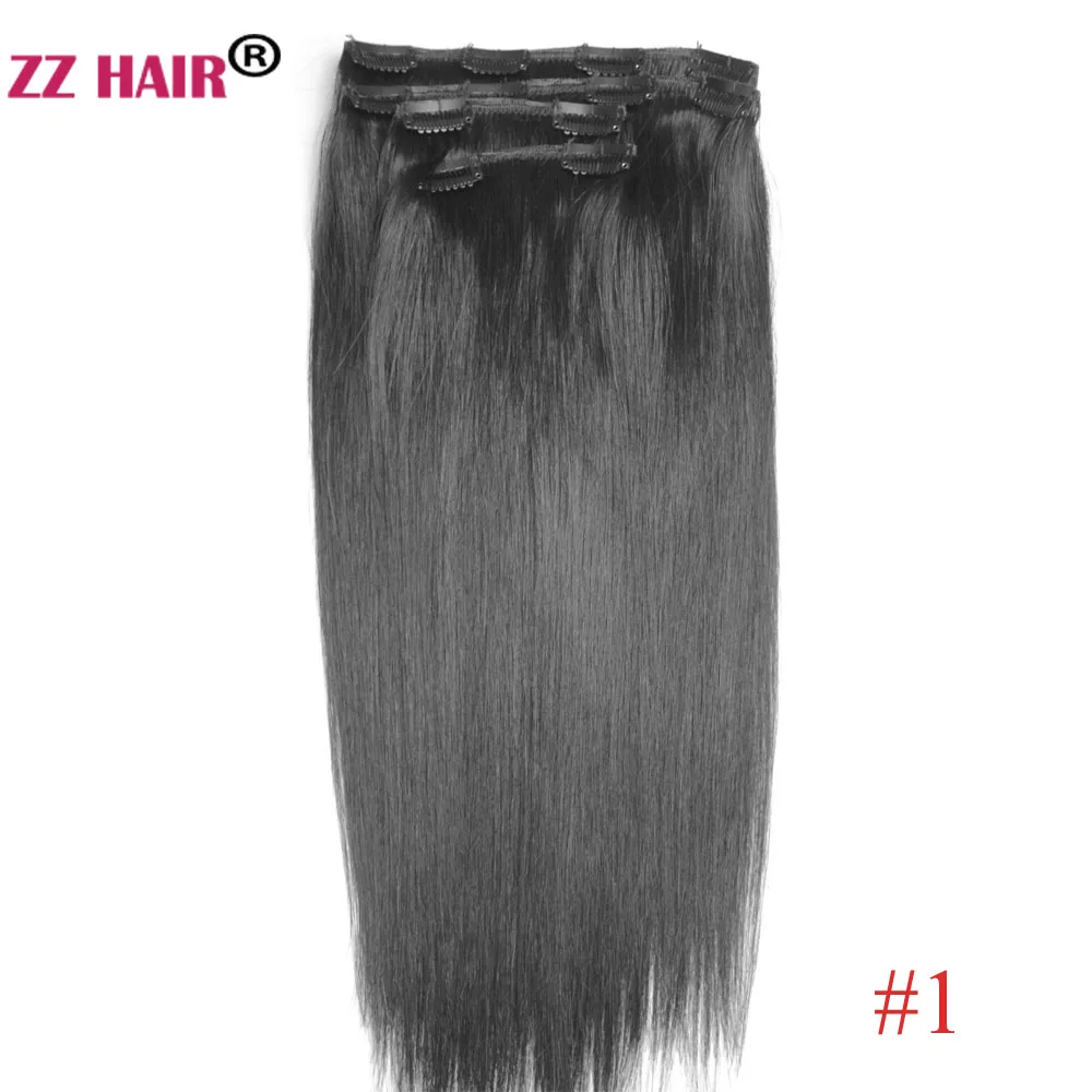 ZZHAIR 100%  Ŭ  ΰ Ӹī Ȯ 16 -24 4Pcs Ʈ 80g-100g 2x20 2x10 4  ڿ ƮƮ