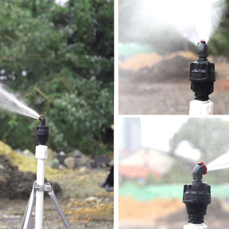 1/2" 360° Rotating Nozzle Lawn Irrigation Sprinklers Thread Long Distance Spray