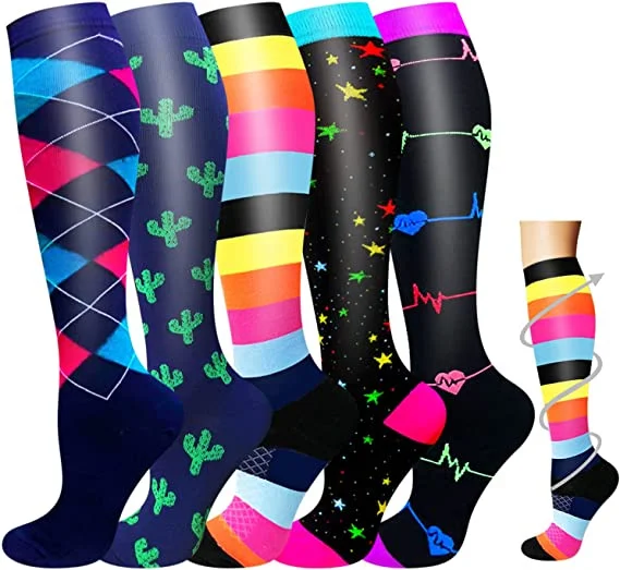 

Running Compression Socks fit for Medical Nursing pregancy Edema Diabetes Compression Socks Varicose Veins Socks for Men Women