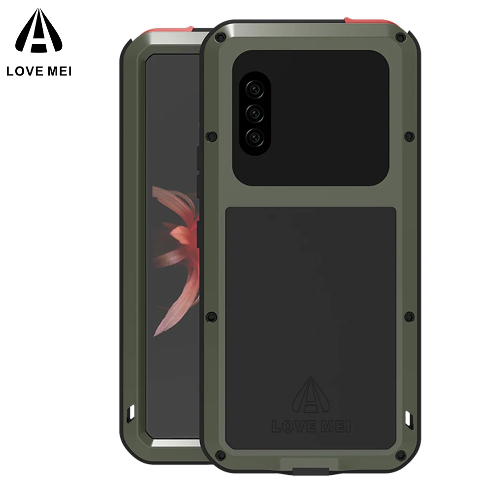 

Original Love Mei Case For Sony Xperia 10 Ii Metal Armor Cover 1ii Military Grade Shockproof Silicone Funda Built-in Protector