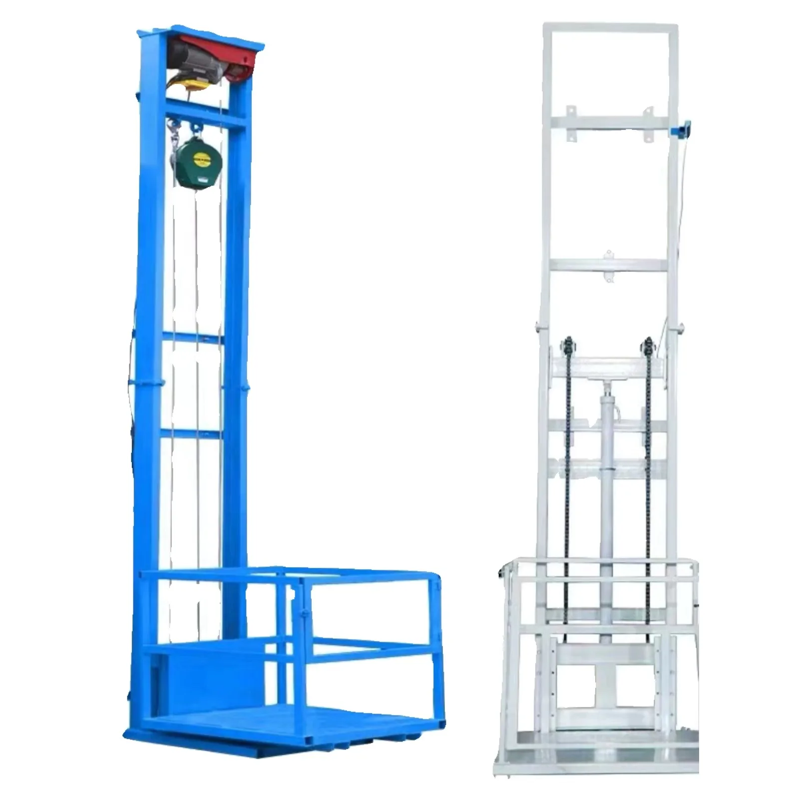 

Electric cargo elevator hydraulic platform, simple elevator, warehouse building hoist
