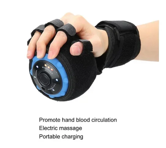 Finger Rehabilitation Training Exercise Tool Wrist Hand Vibration Massage Ball Stimulate Nerve for Stroke Hemiplegia Patient
