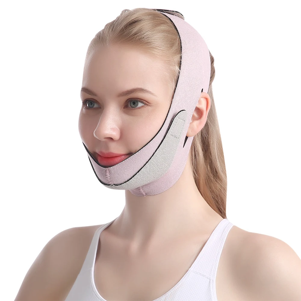 

Face V Shaper Facial Slimming Bandage Relaxation Lift Up Belt Shape Lift Reduce Double Chin Face Thining Band Massage Hot Sale