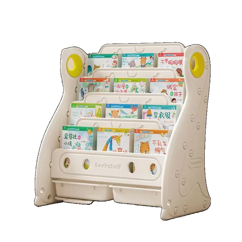 Library Children Book Shelf Children's Room Shelves Bookshelf Storage Toy Kids Bookcases Bookstore Baby Bookcase Songmics Child