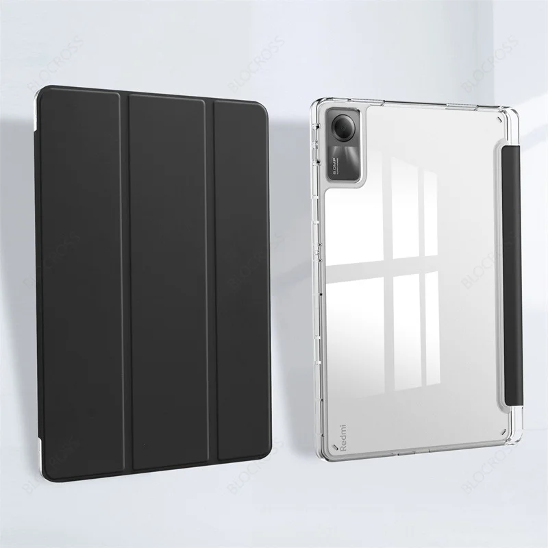 Transparent Protective Case with Awake/Sleep Cover