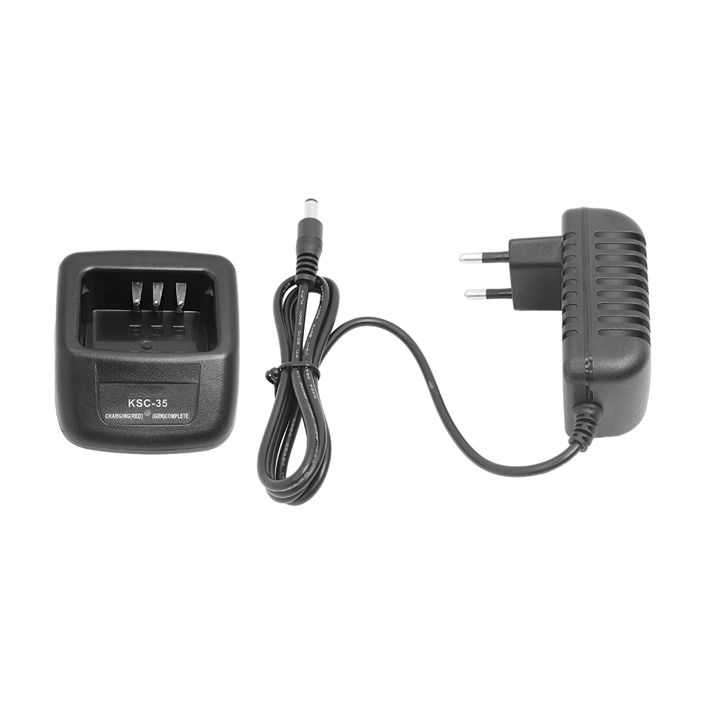 KSC-35 Walkie Talkie Battery Desktop Charger For KENWOOD KNB-45L KNB-45 For TK-U100 Two Way Radio Practical And Durable ksc 25 walkie talkie battery desktop charger for kenwood tk 2140 tk 3140 tk 2160 tk 3160 two way radio