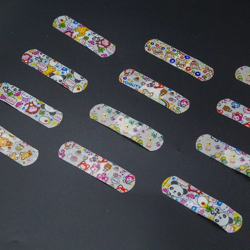100pcs/lot Cartoon Animal Pattern Band Aid Hemostasis Self-adhesive Bandages Emergency Wound Strips Plaster Patches for Children 4