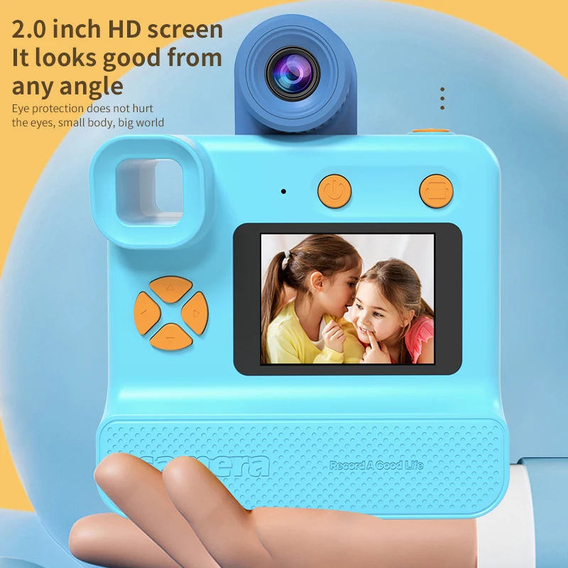 Kids Instant Camera Printing Photo Digital Camera Toy for 3-14 Year Old 1080P Children Cameras Toddlers Boys Girls Birthday Gift