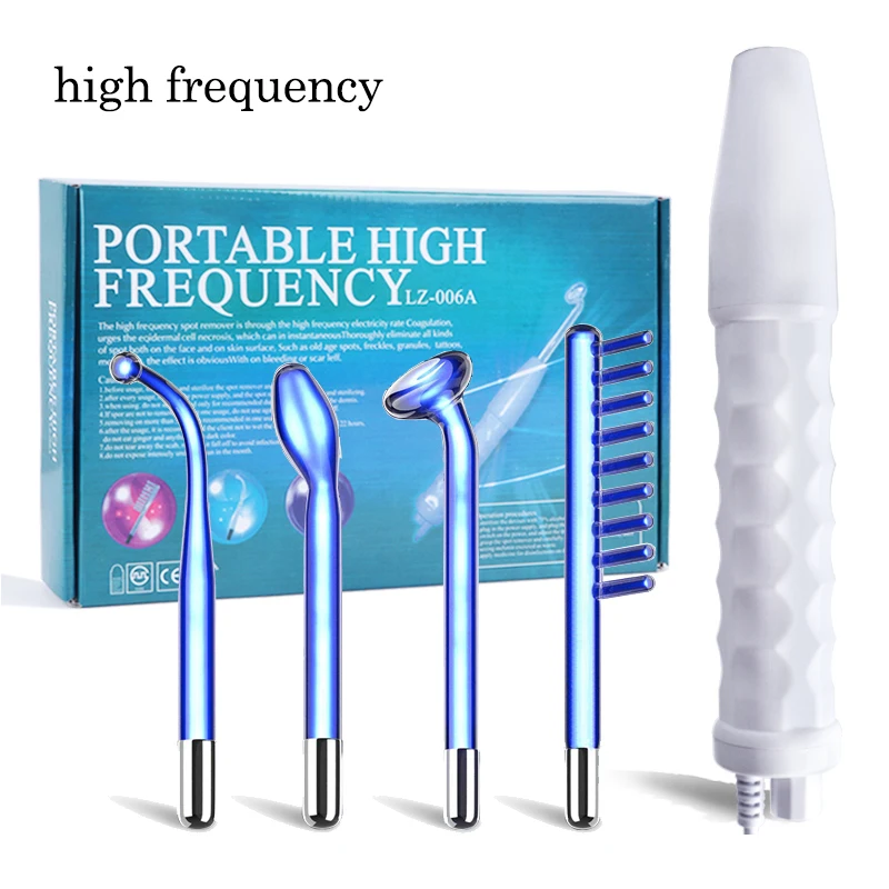 Electrotherapy Skin Care Tool High Frequency Facial Machine for Wrinkles Acne