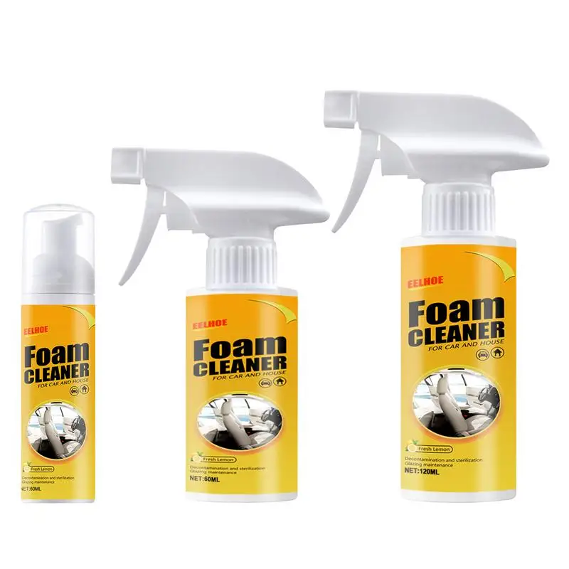 

Foam Cleaner Rust Remover Car House Seat Interior Auto Accessories Strong Decontamination Foam Cleaner Rust Remover For All Kind