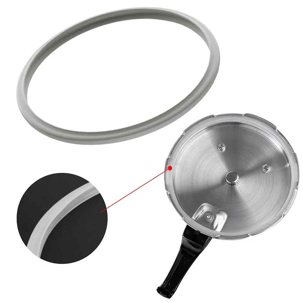 1pcs Silicone Home Pressure Cooker Seal Ring Rubber Clear Replacement