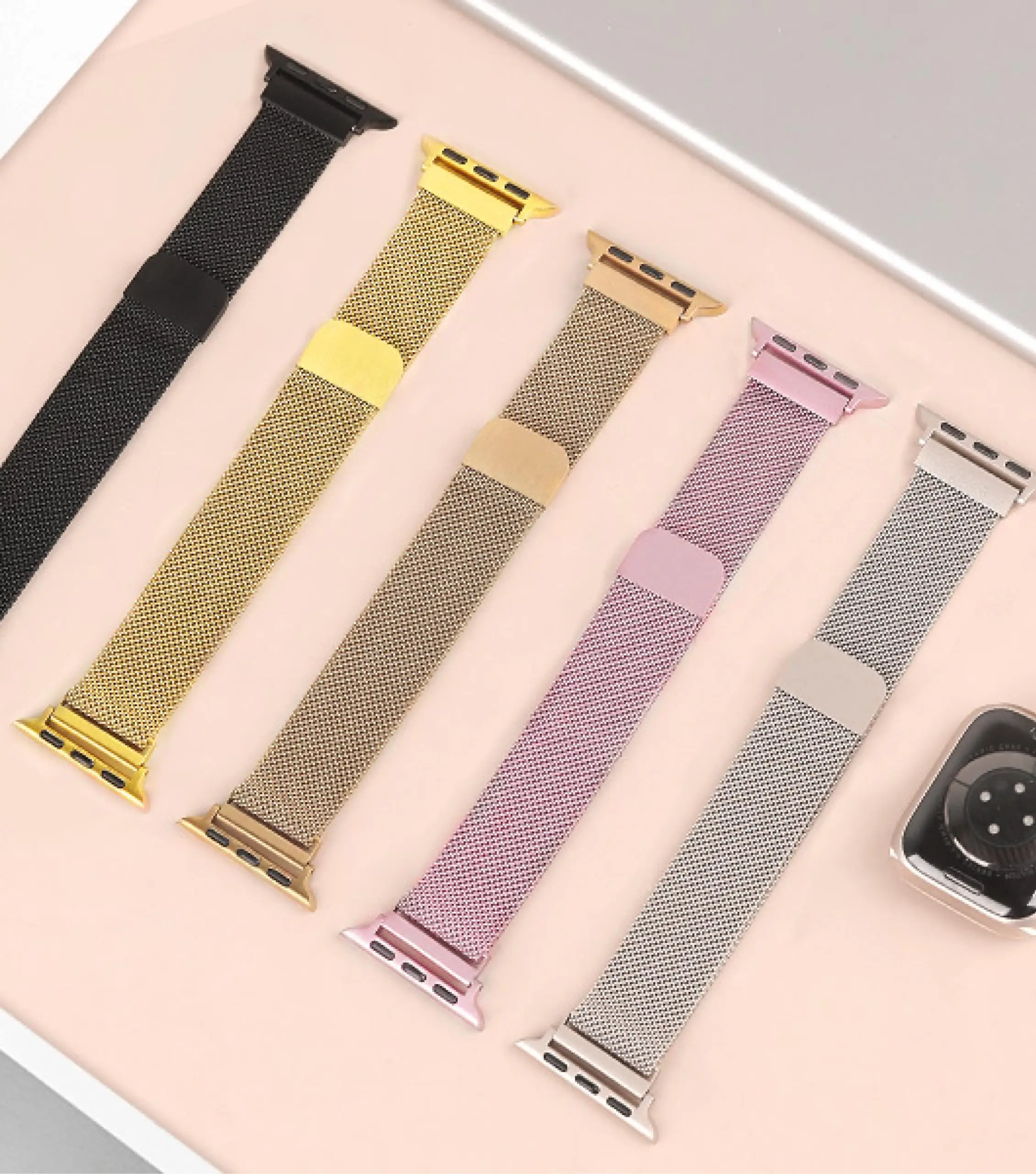 Premium Metal Milanese Smartwatch Strap Bracelet