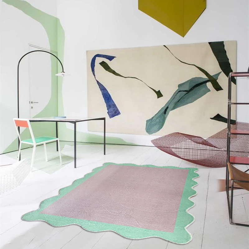 MacaronColorLivingRoomCarpetRoomDecorationTeenagerRugsGirl