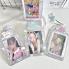 1 Pcs Photo Card Holder Keychain Id Badge Holder,Cute Photocard Holder Keychain Badge Holders,3 Inch 5