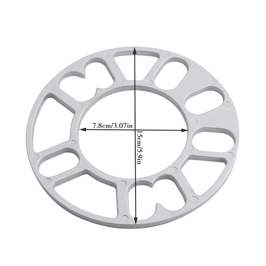 1PCS Universal Auto Car Wheel Tire Spacers Adaptor Shims Plate FIT 4x100 4x114.3 5x100 5x108 5x114.3 5x120