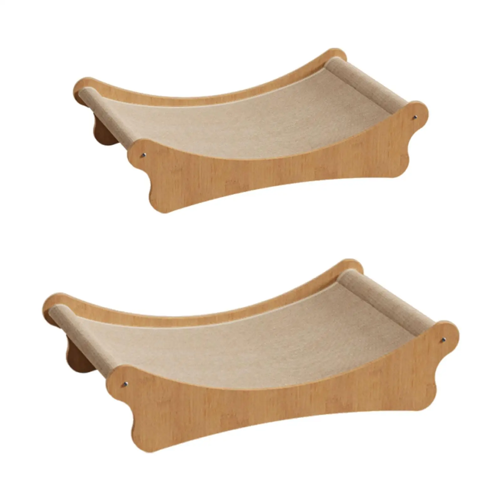 Cat Scratcher Bed, Gift, Grinding Claw Toy, Rest Wear Resistant, Wooden, Pet Furniture Playing Scratch Pad Cat Scratching Board