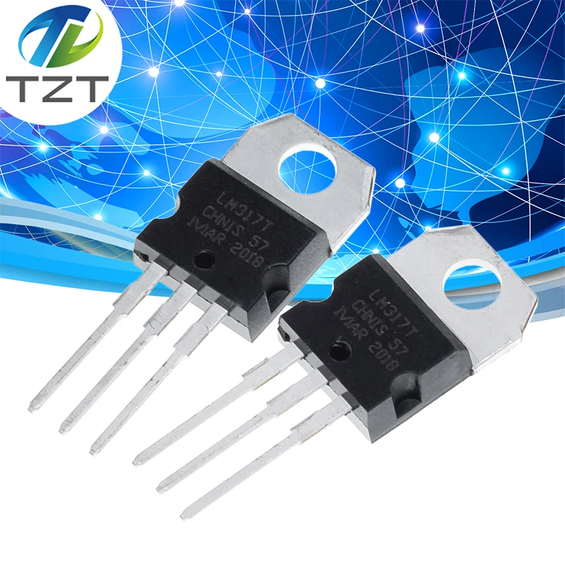 LM317T LM317 Voltage Regulator IC 1.2V to 37V 1.5A 10pcs voltage regulator module power chip ic