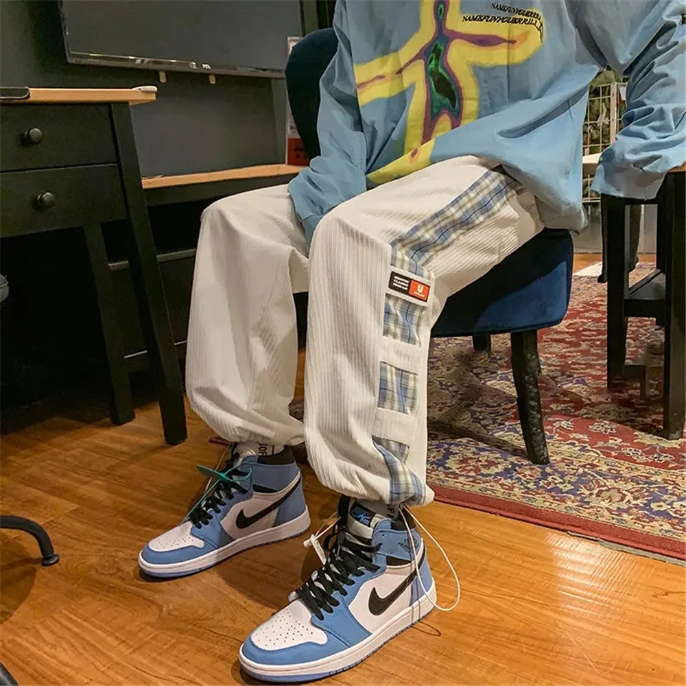 

Зимние повседневные Бархатные широкие брюки в стиле Харадзюку, шикарные вельветовые брюки Y2k с эластичным поясом, утепленные уличные винтажные свободные штаны