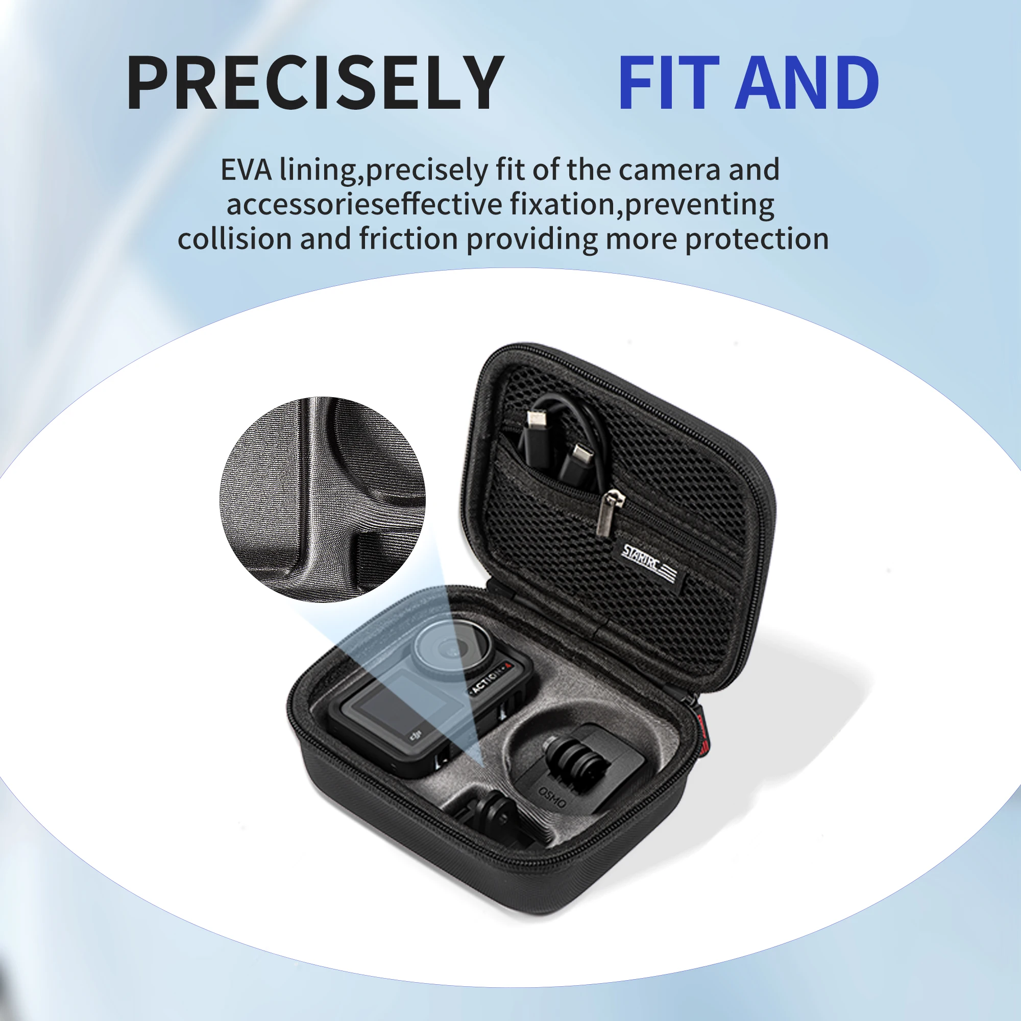 Sac de rangement DJI Osmo Action 5 Pro 4 3 - Étui de transport pour caméra sportive