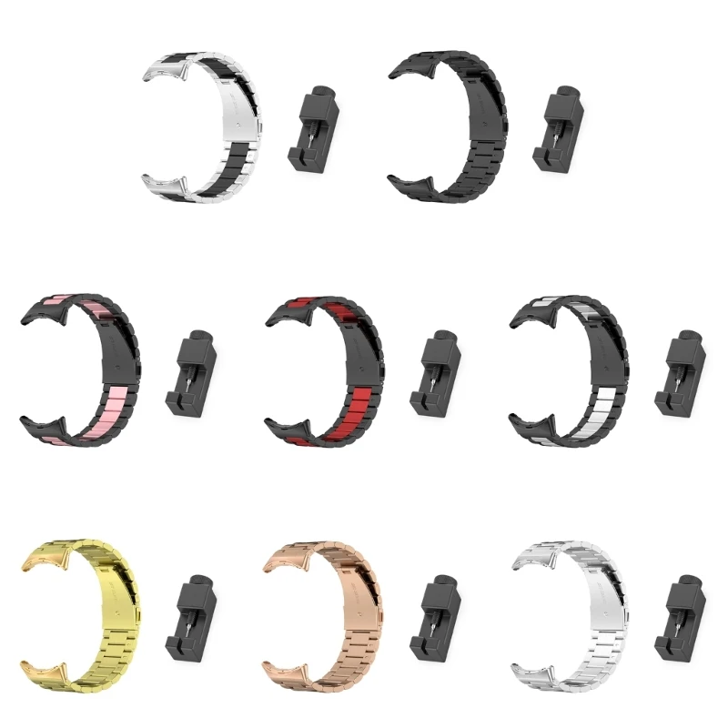 

Металлический ремешок подходит для Pixel Smartwatch, модный прочный сменный спортивный браслет, браслет из нержавеющей стали,