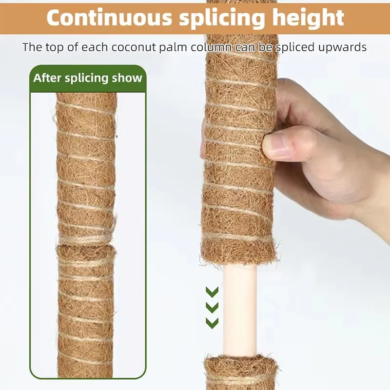 Plant Climbing Support Indoor Climbing Plants Stake Sphagnum Moss Coconut Fiber Creeper Frame
