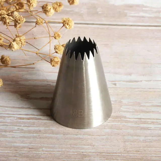 #8B Nagy Jegesedés Csövek Fúvókák Orosz Tészta Tippek Sütik Sütemények Díszítő Szerszámok Krém Fondant