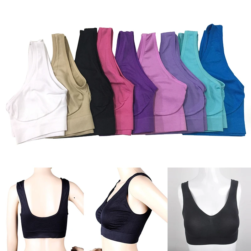 Women Seamless Mesh Sports Bras Fitness Gym Running Underwear Shockproof Wireless Bra Breathable Yoga Bra Crop Top Plus Size