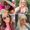 2023 New Metal Heart Shaped Sunglasses Candy Color Gradient Sun Glasses Outdoor Goggles Eyewear Oculos De Sol 4