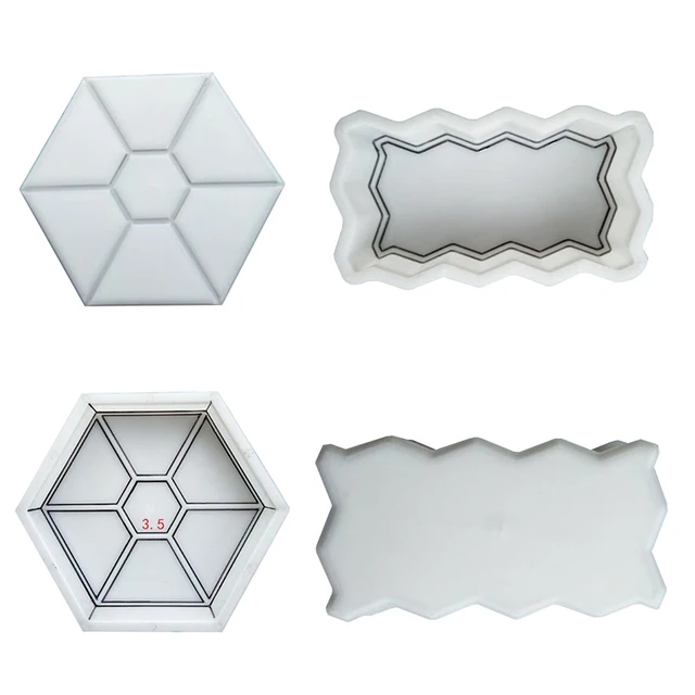 Műanyag Tégla Penész Burkolat Járó Járvány Sétány Penészek Mew Barkács Útkészítő Lyuk Közepe Alak Kerti Út Beton - Image 5