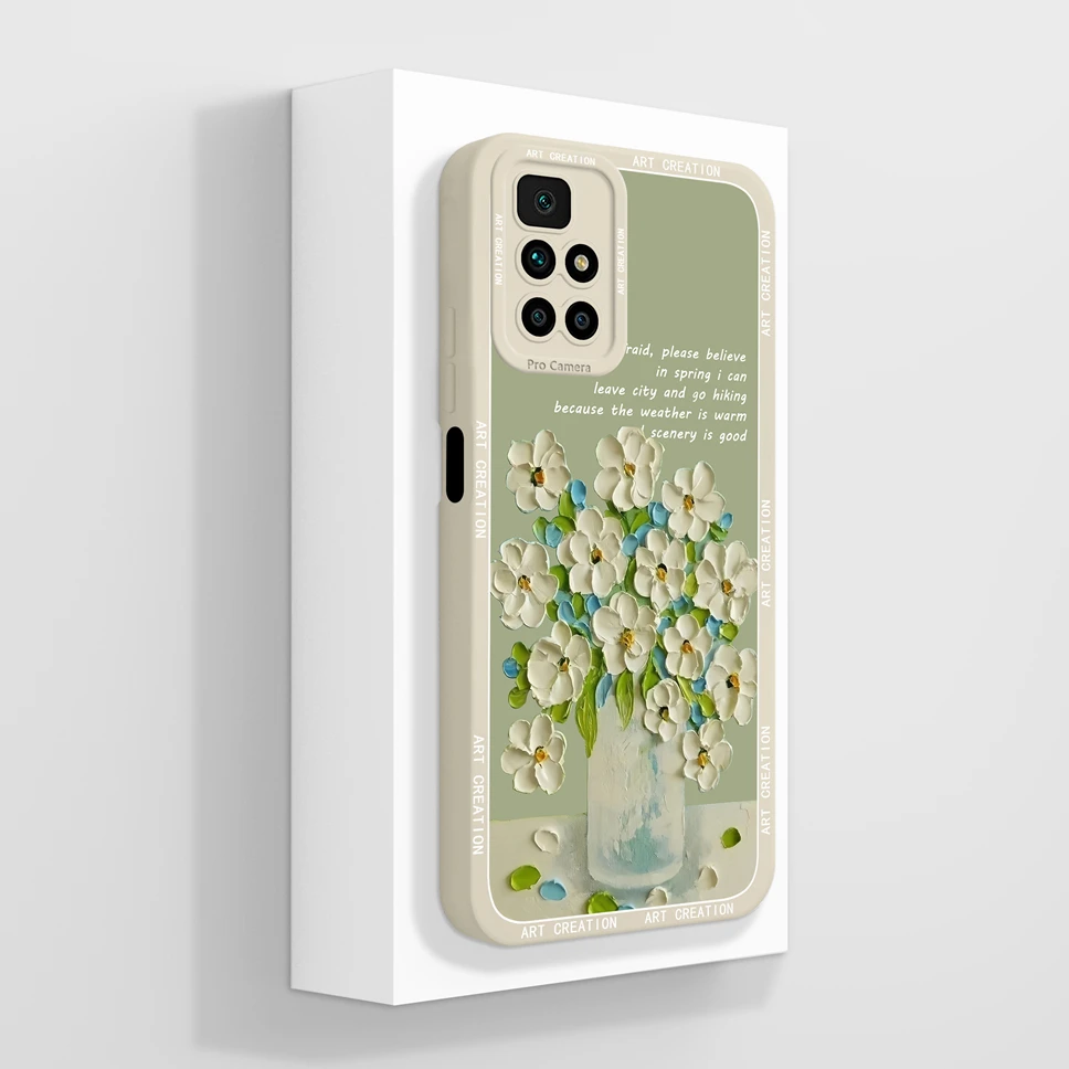 Cute Healing Pattern Slim Silicone Phone Case - Premium Protection Back Cover