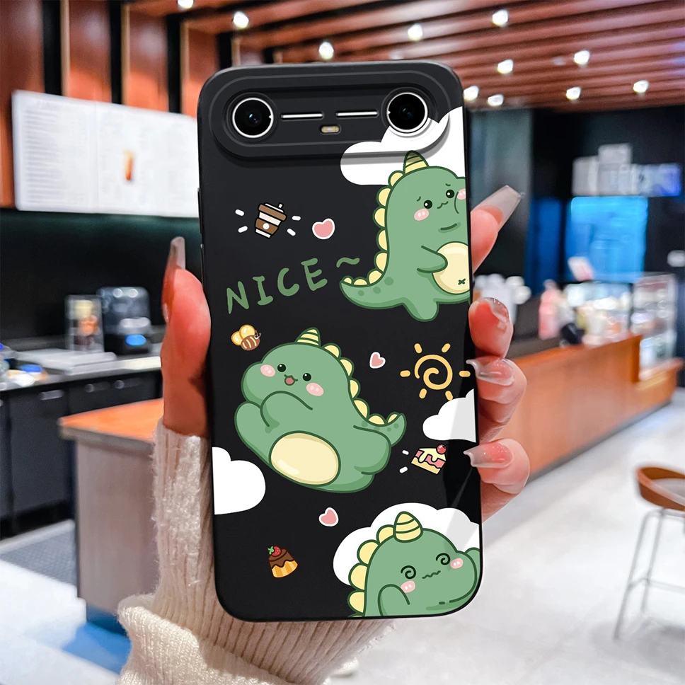 Fashion Love Heart Soft Smooth Liquid Silicone Phone Case Cover for Tecno Pova / Spark Slim