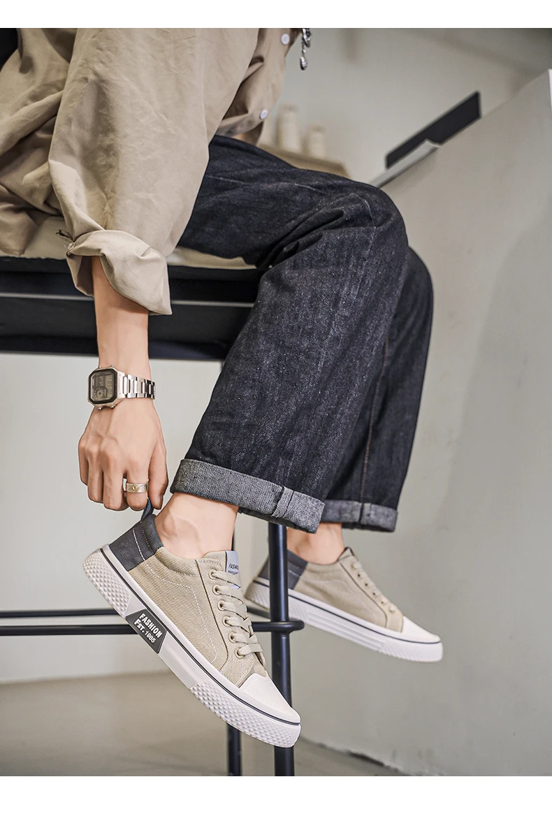 Men's Casual Canvas Shoes Detail 16