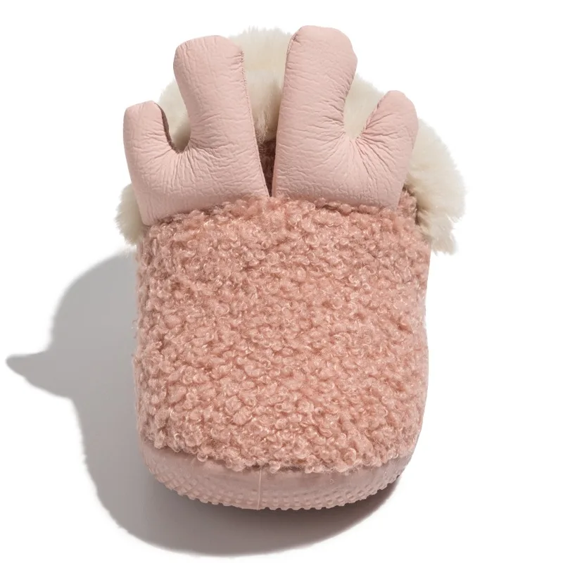 Cotton Pink Kids Flat Shoes