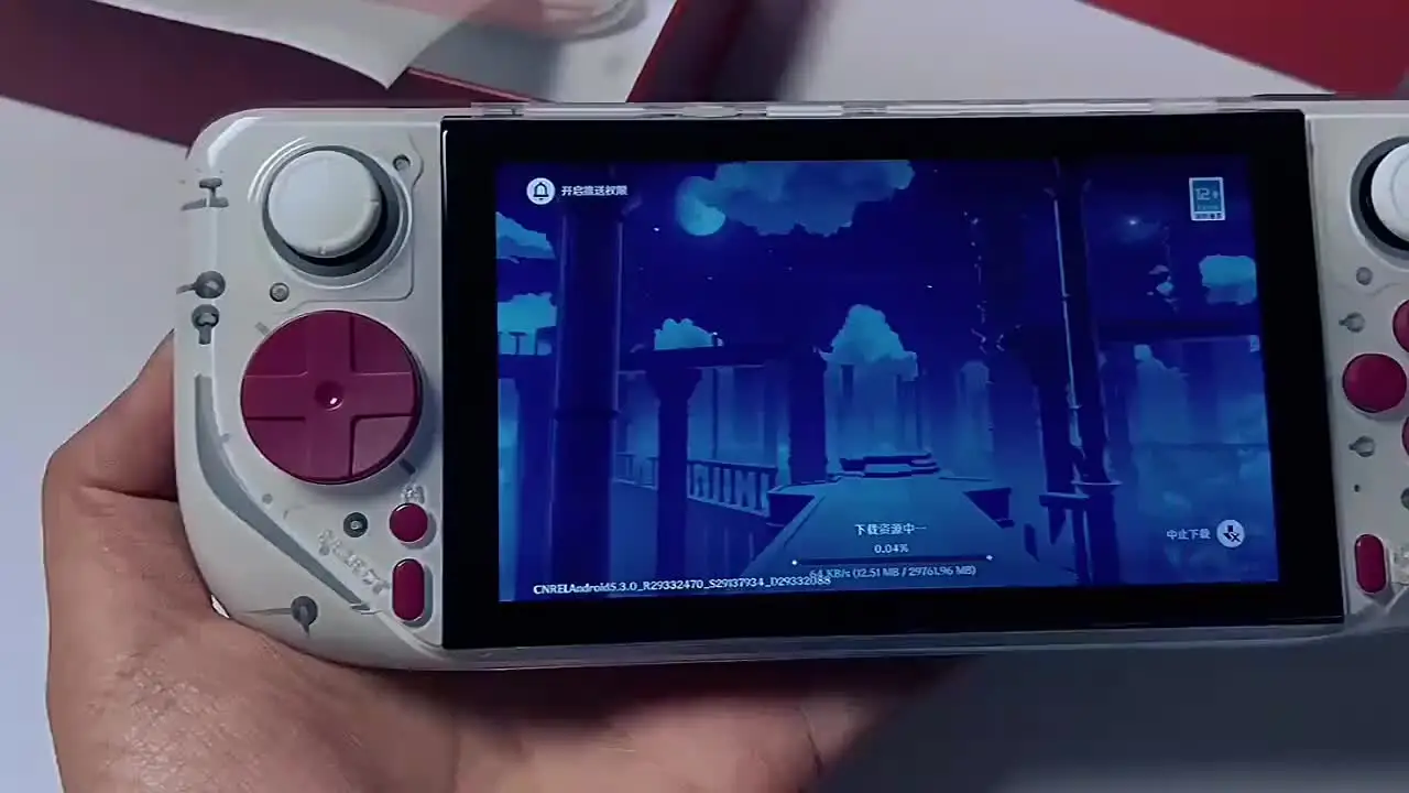 E6 MAX レトロハンドヘルドゲームコンソール 5 インチタッチスクリーン